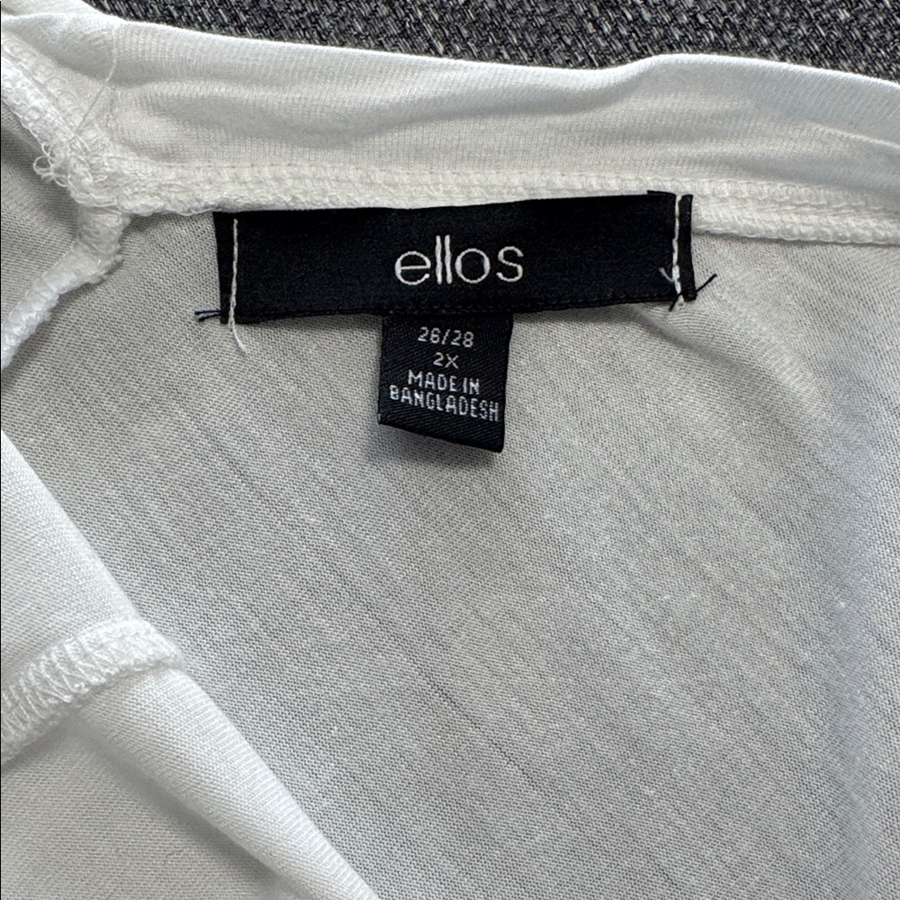 Ellos Classic White Tank Top - Picture 2 of 6